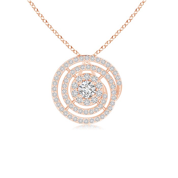 H, SI2 / 0.33 CT / 14 KT Rose Gold