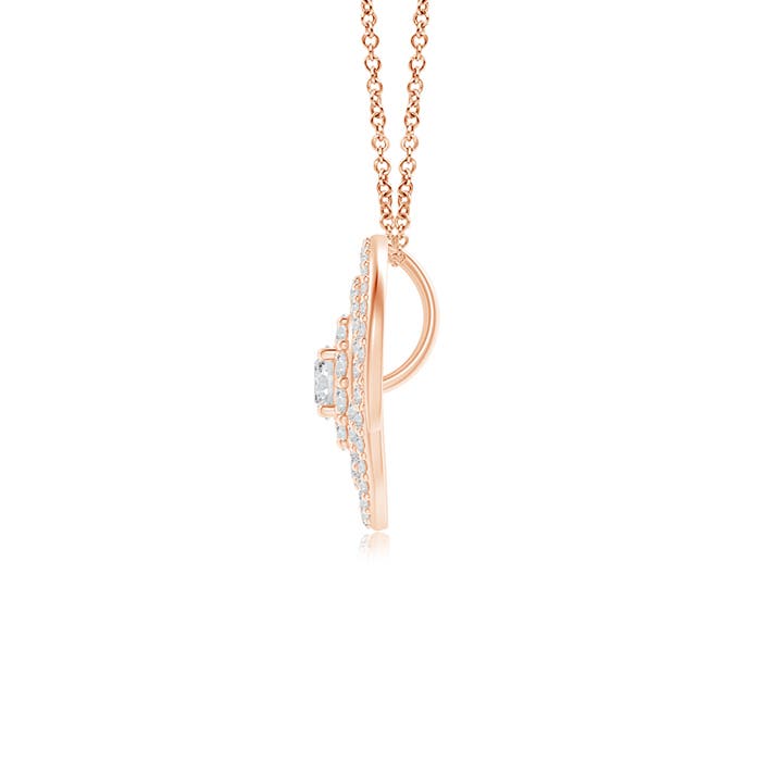 H, SI2 / 0.33 CT / 14 KT Rose Gold