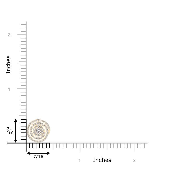 I-J, I1-I2 / 0.33 CT / 14 KT Yellow Gold