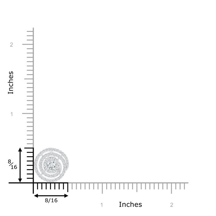 G, VS2 / 0.54 CT / 14 KT White Gold