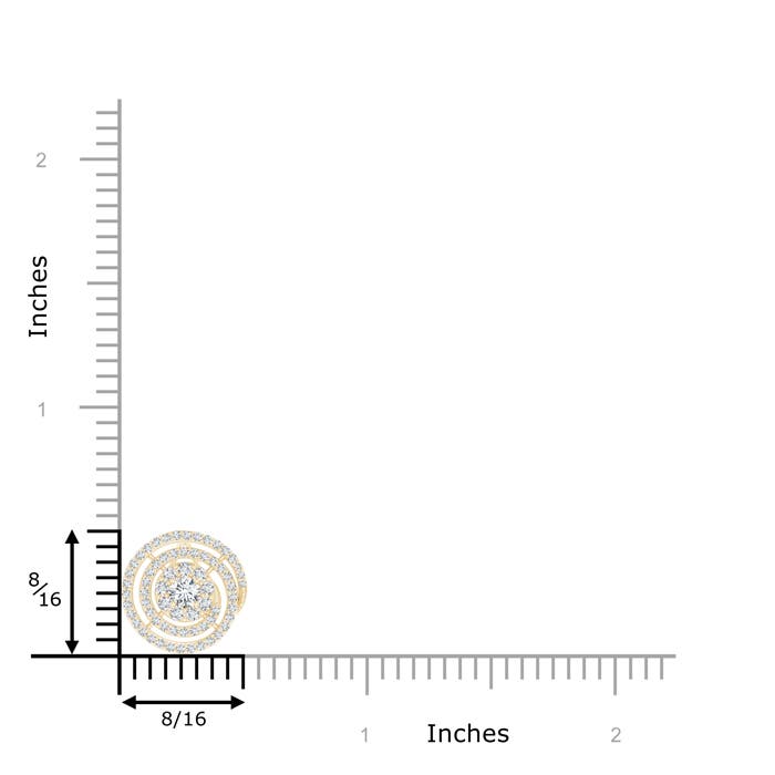 G, VS2 / 0.54 CT / 14 KT Yellow Gold