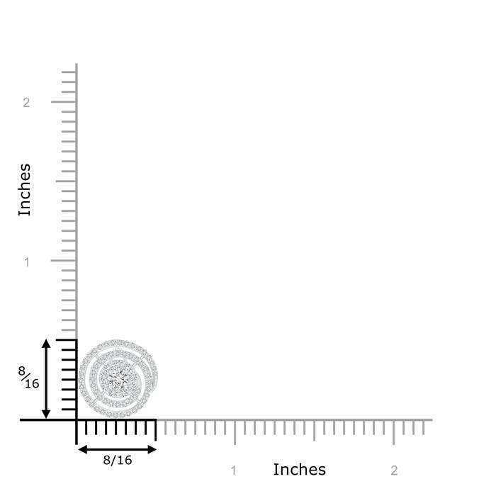 H, SI2 / 0.54 CT / 14 KT White Gold