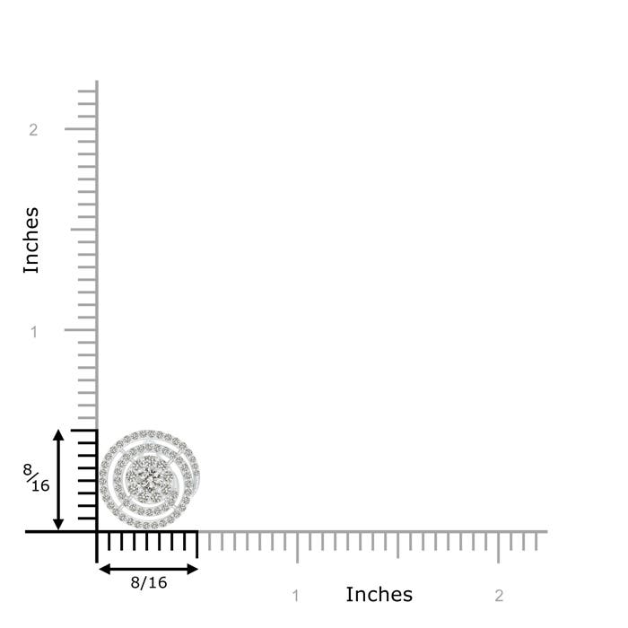 K, I3 / 0.54 CT / 14 KT White Gold