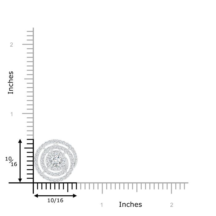 G, VS2 / 0.88 CT / 14 KT White Gold