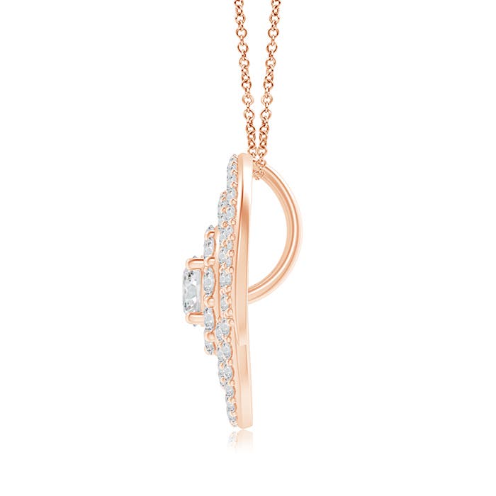 H, SI2 / 0.88 CT / 14 KT Rose Gold