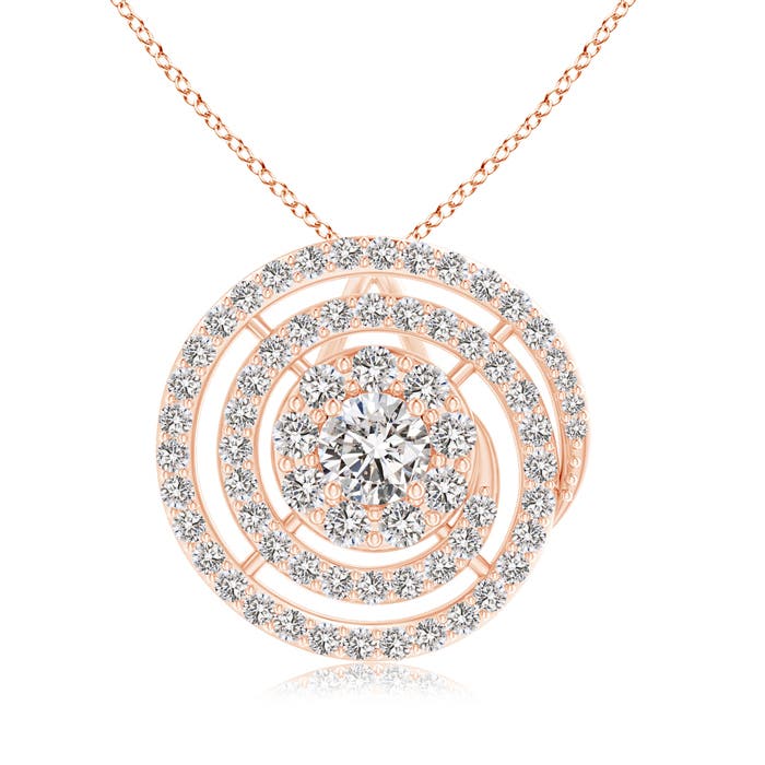 I-J, I1-I2 / 0.88 CT / 14 KT Rose Gold