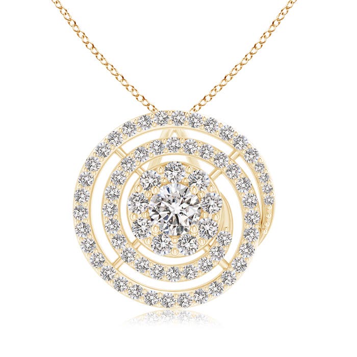 I-J, I1-I2 / 0.88 CT / 14 KT Yellow Gold