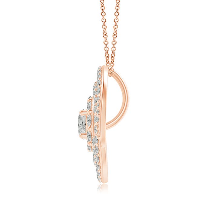 K, I3 / 0.88 CT / 14 KT Rose Gold