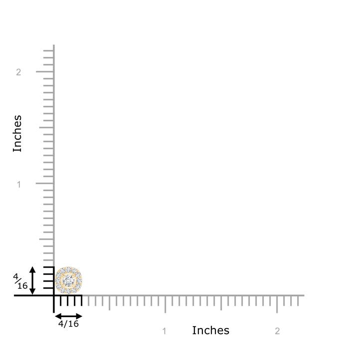 F-G, VS / 0.17 CT / 14 KT Yellow Gold