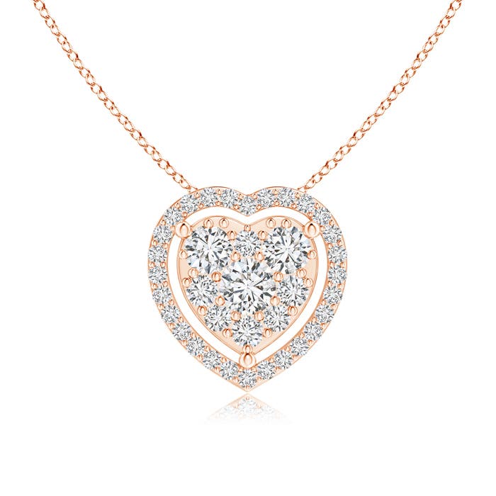 H, SI2 / 0.76 CT / 14 KT Rose Gold