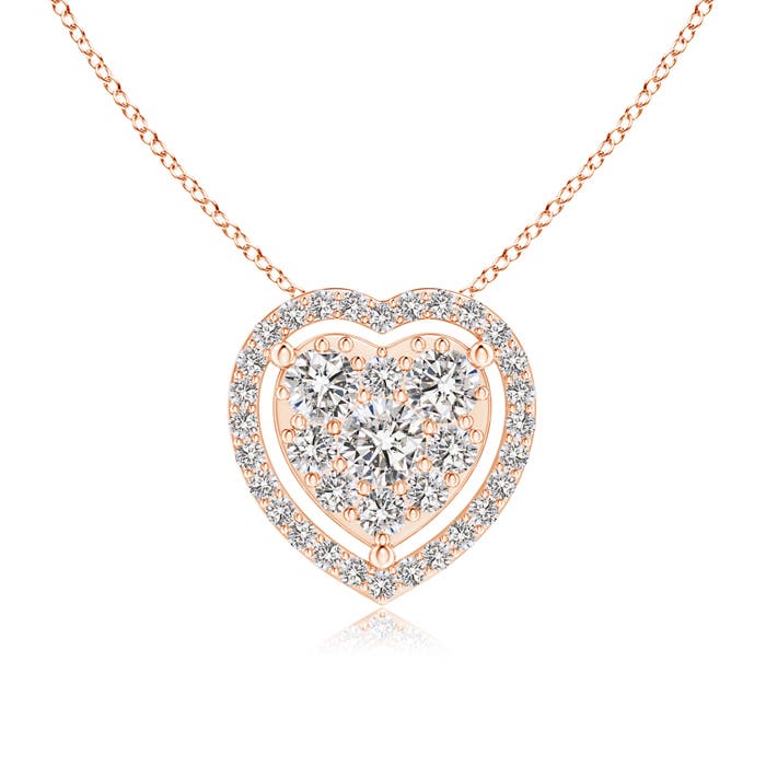 I-J, I1-I2 / 0.76 CT / 14 KT Rose Gold