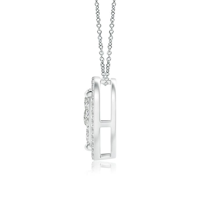 K, I3 / 0.76 CT / 14 KT White Gold