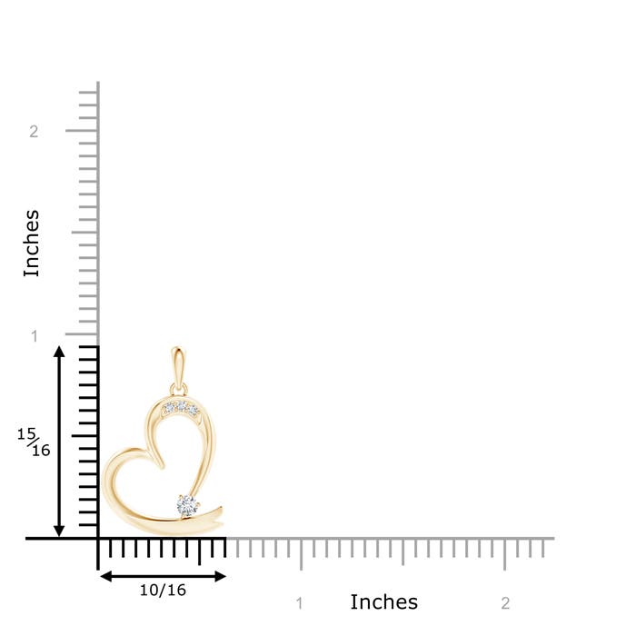 F-G, VS / 0.1 CT / 14 KT Yellow Gold