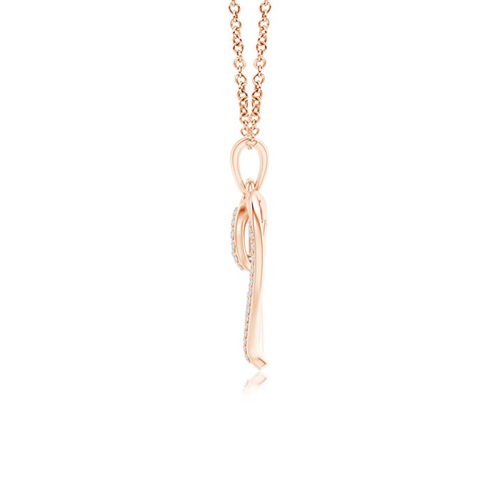 H, SI2 / 0.13 CT / 14 KT Rose Gold