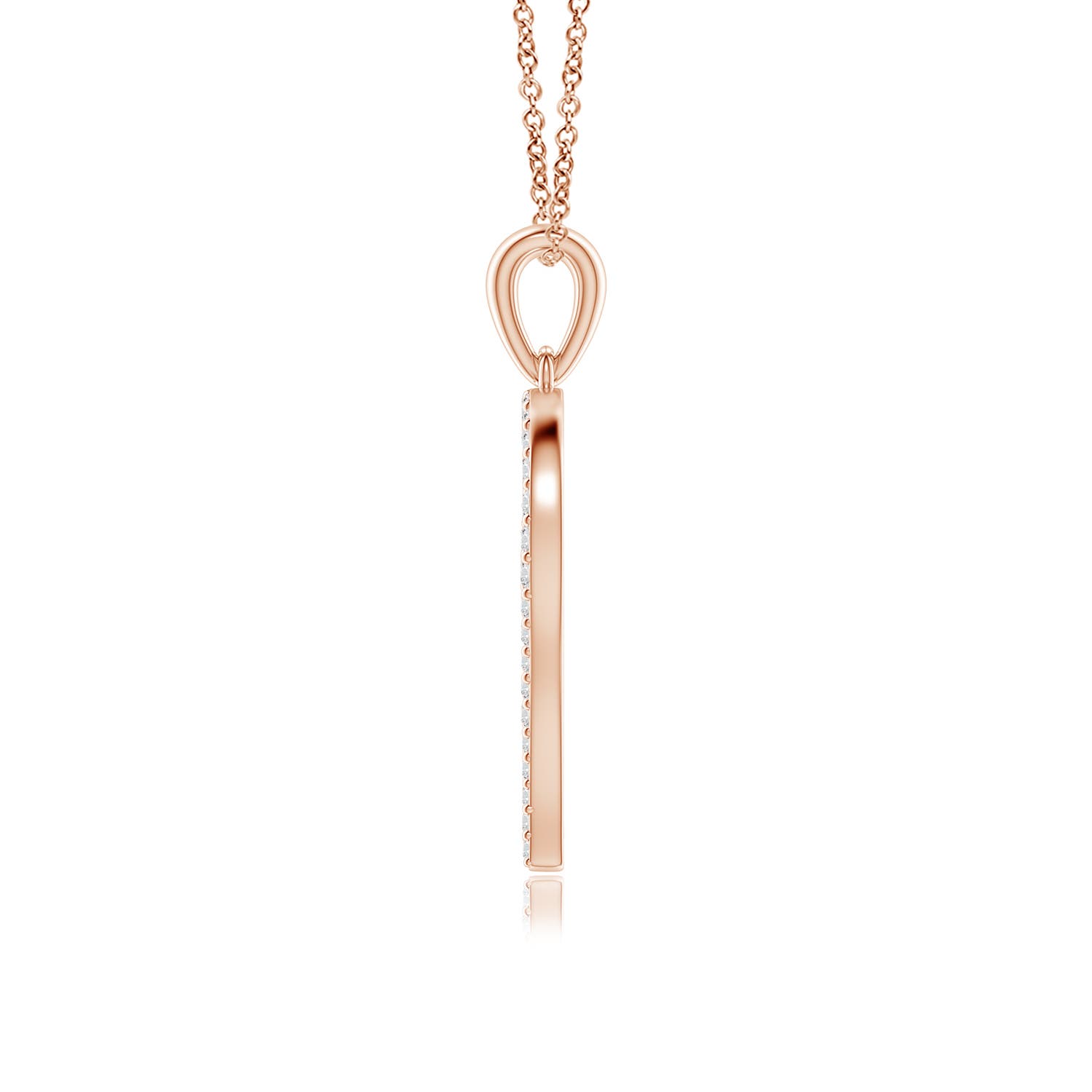 H, SI2 / 0.12 CT / 14 KT Rose Gold