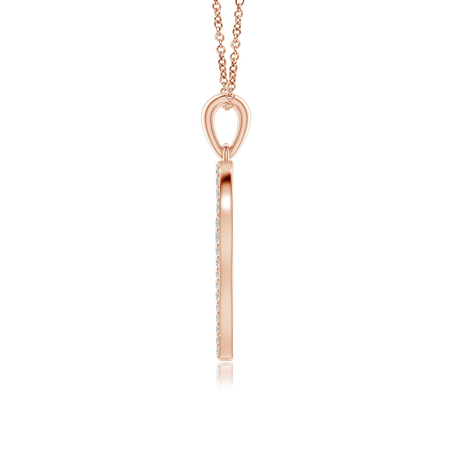 K, I3 / 0.12 CT / 14 KT Rose Gold