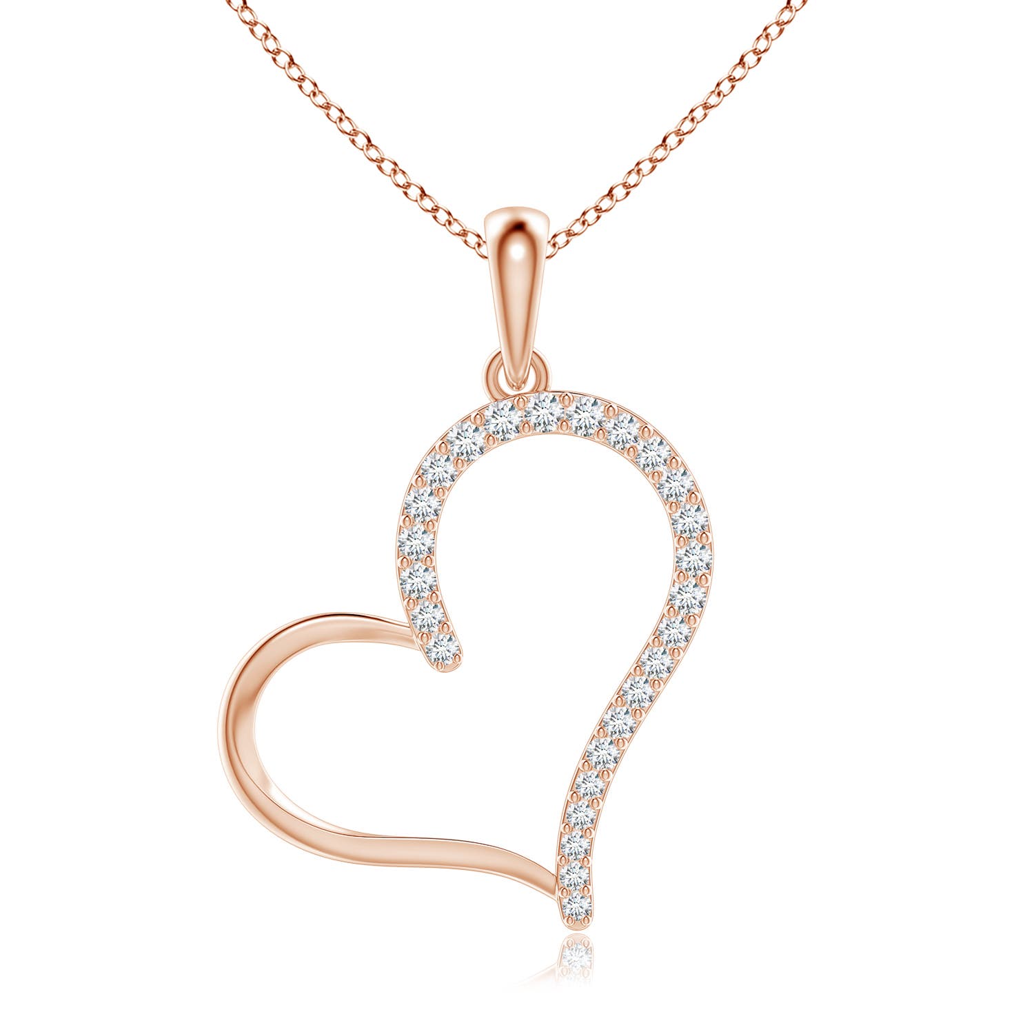 G, VS2 / 0.19 CT / 14 KT Rose Gold