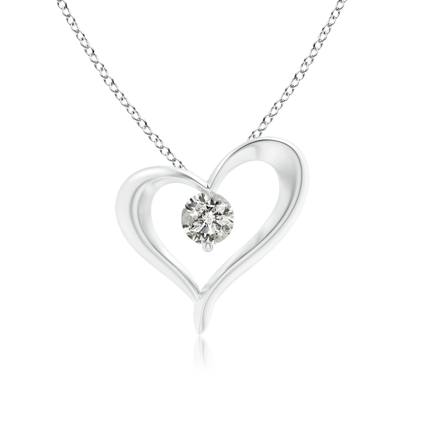 K, I3 / 0.2 CT / 14 KT White Gold