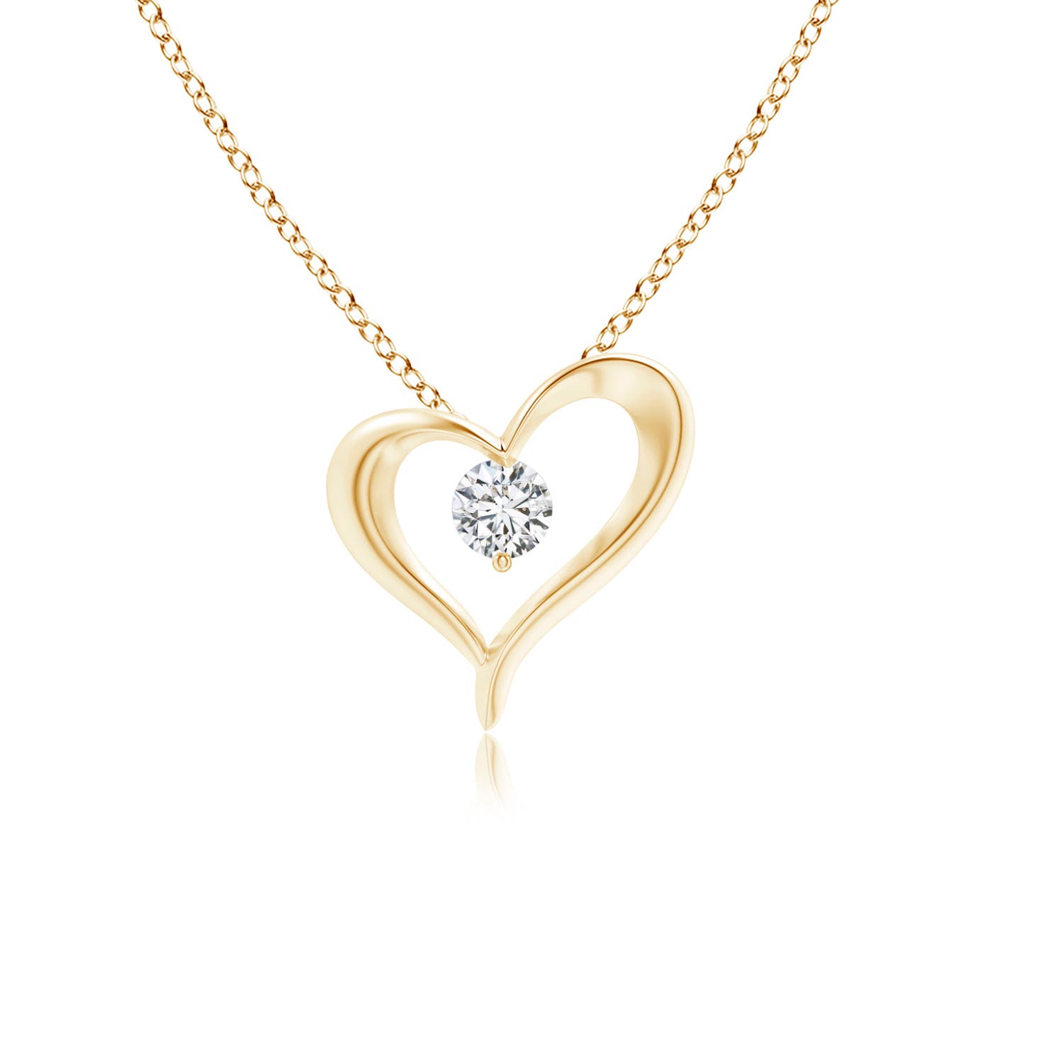 H, SI2 / 0.11 CT / 14 KT Yellow Gold