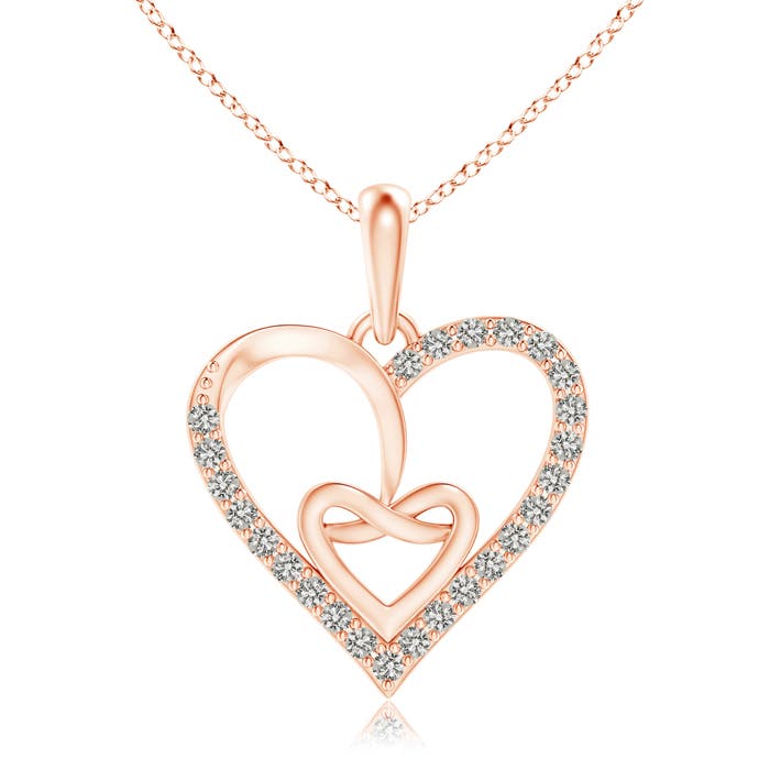 K, I3 / 0.13 CT / 14 KT Rose Gold