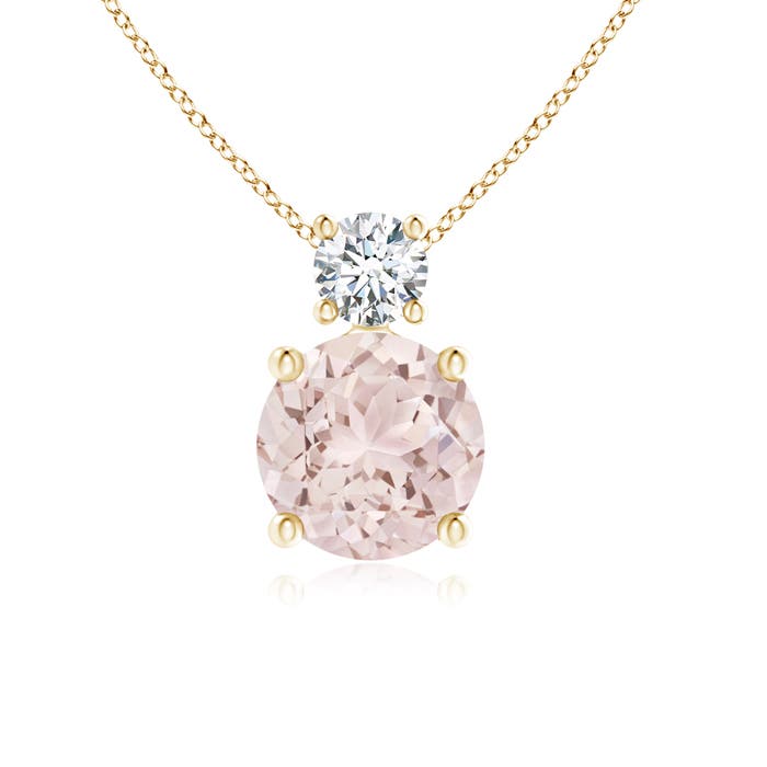 A - Morganite / 0.81 CT / 14 KT Yellow Gold