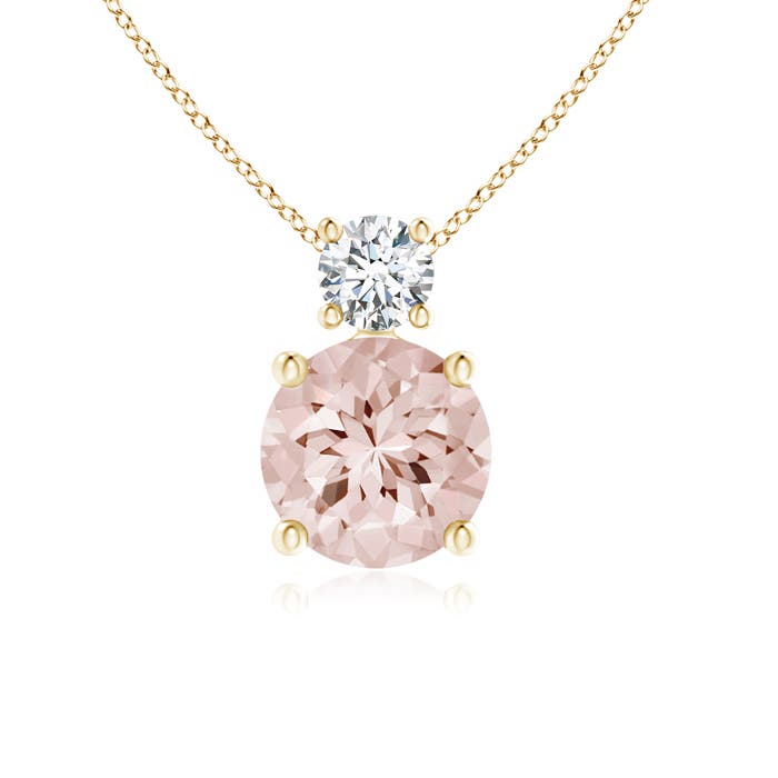 AA - Morganite / 0.81 CT / 14 KT Yellow Gold