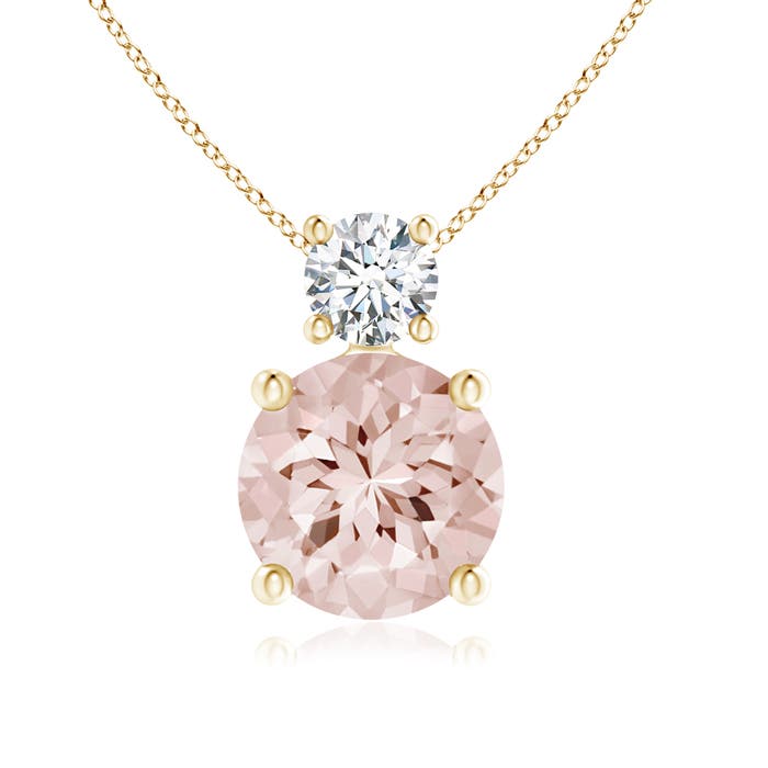 AA - Morganite / 1.26 CT / 14 KT Yellow Gold