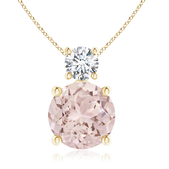 A - Morganite / 1.88 CT / 14 KT Yellow Gold