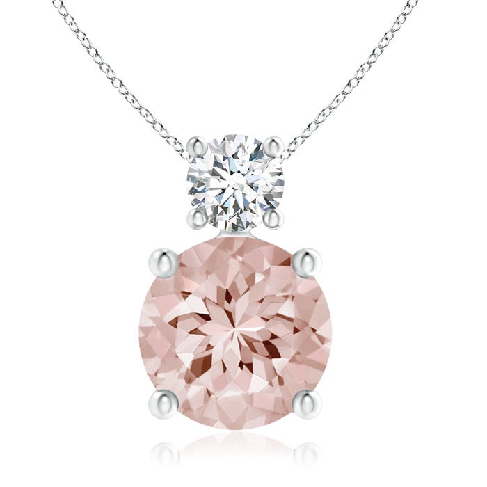 AA - Morganite / 1.88 CT / 14 KT White Gold