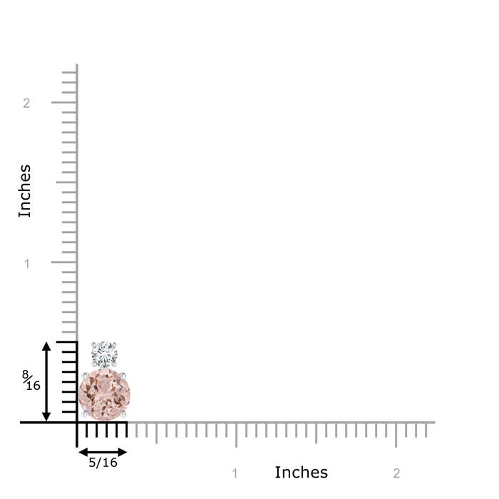 AAA - Morganite / 1.88 CT / 14 KT White Gold