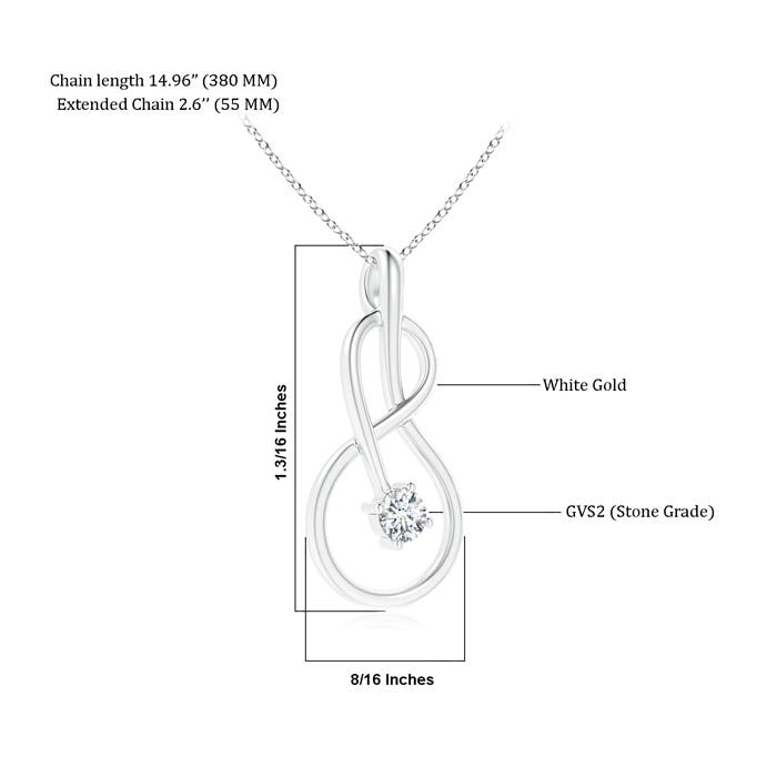 G, VS2 / 0.23 CT / 14 KT White Gold