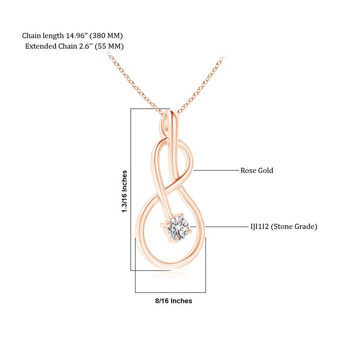 I-J, I1-I2 / 0.23 CT / 14 KT Rose Gold