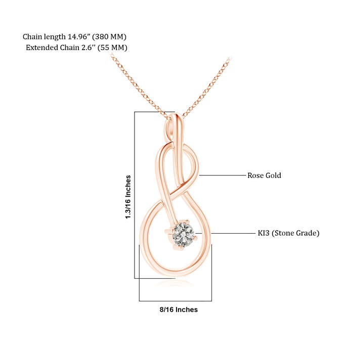 K, I3 / 0.23 CT / 14 KT Rose Gold