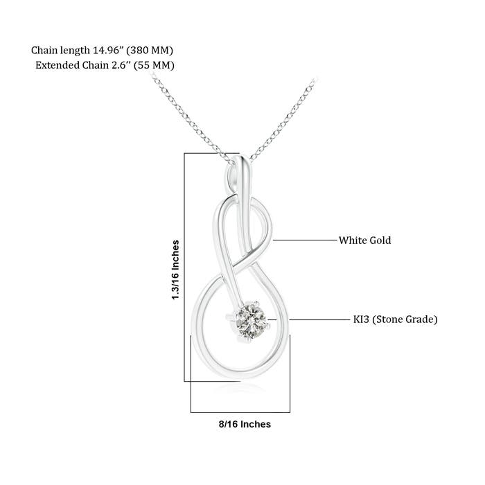 K, I3 / 0.23 CT / 14 KT White Gold