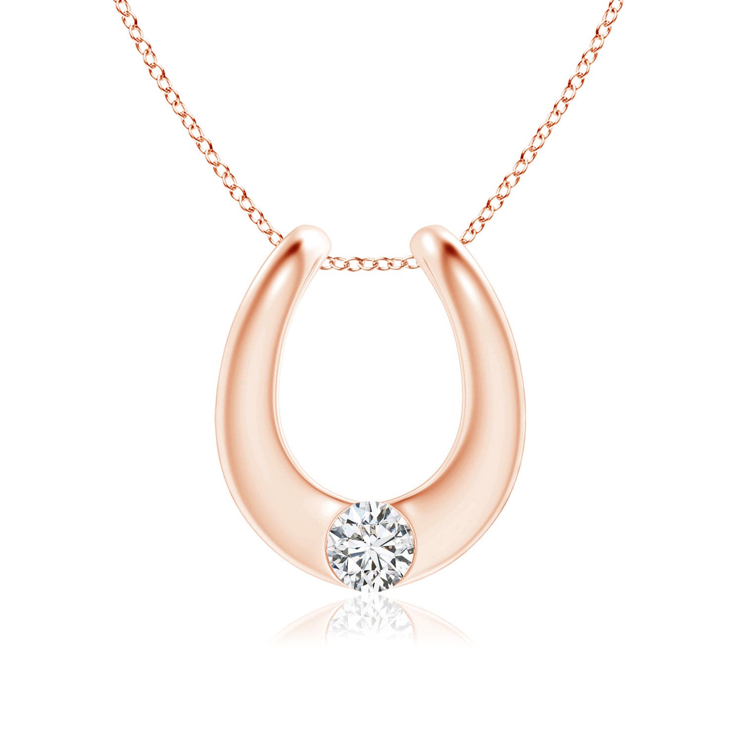 H, SI2 / 0.2 CT / 14 KT Rose Gold