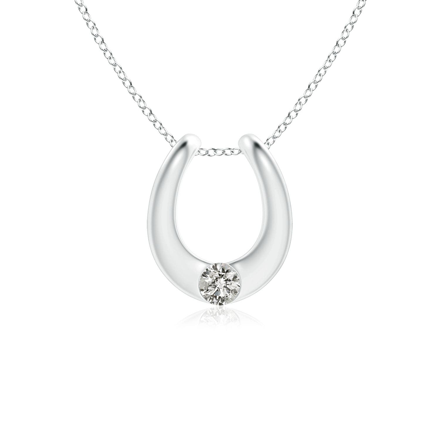 K, I3 / 0.11 CT / 14 KT White Gold