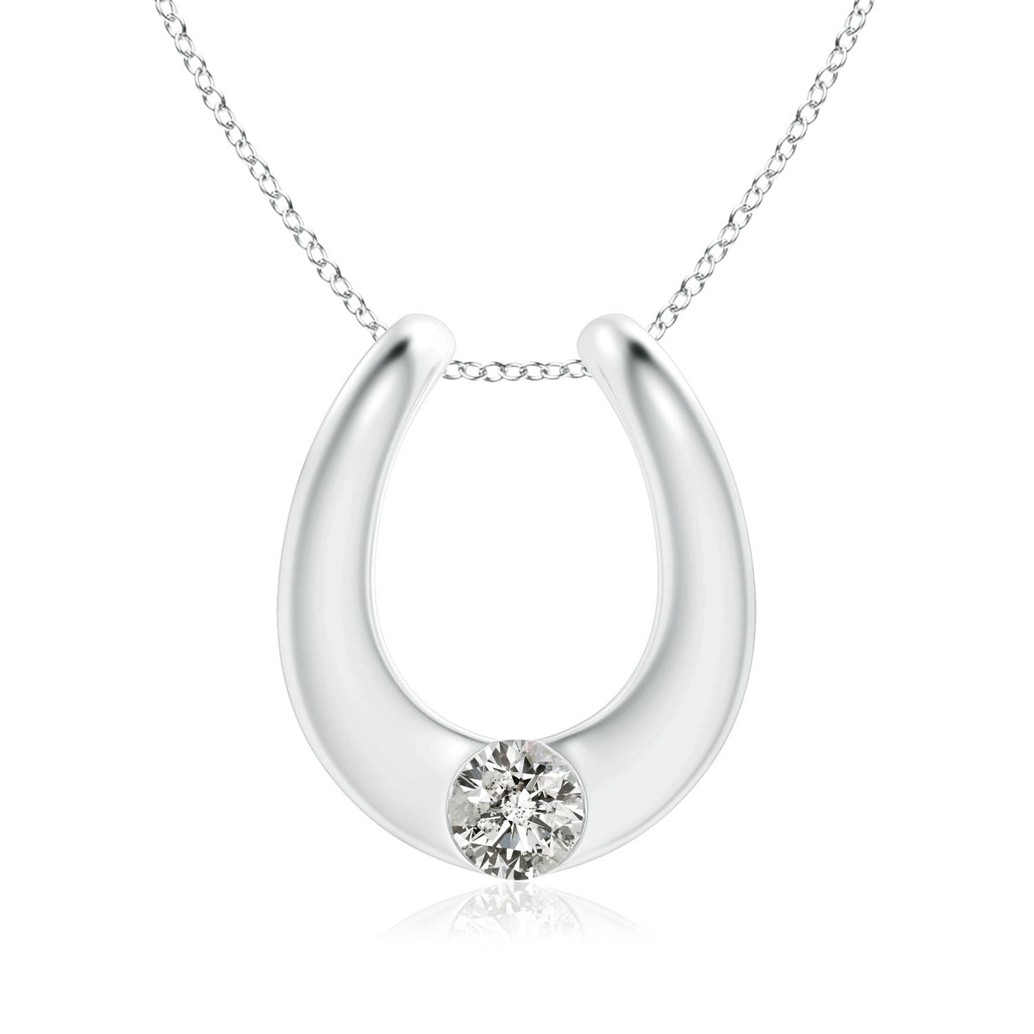 K, I3 / 0.3 CT / 14 KT White Gold