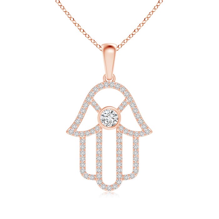 H, SI2 / 0.38 CT / 14 KT Rose Gold