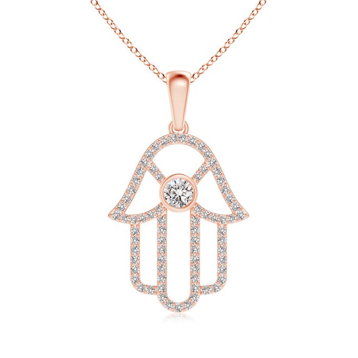 I-J, I1-I2 / 0.38 CT / 14 KT Rose Gold