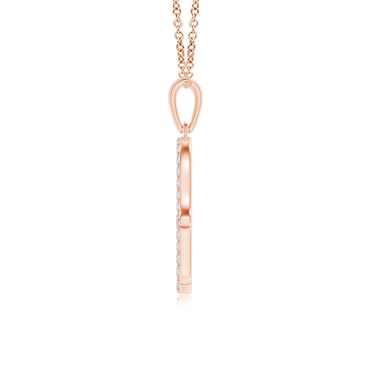 H, SI2 / 0.26 CT / 14 KT Rose Gold