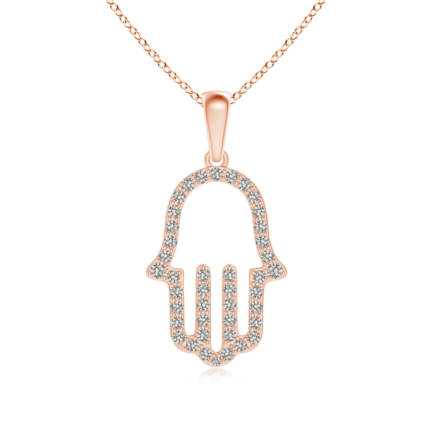 K, I3 / 0.34 CT / 14 KT Rose Gold