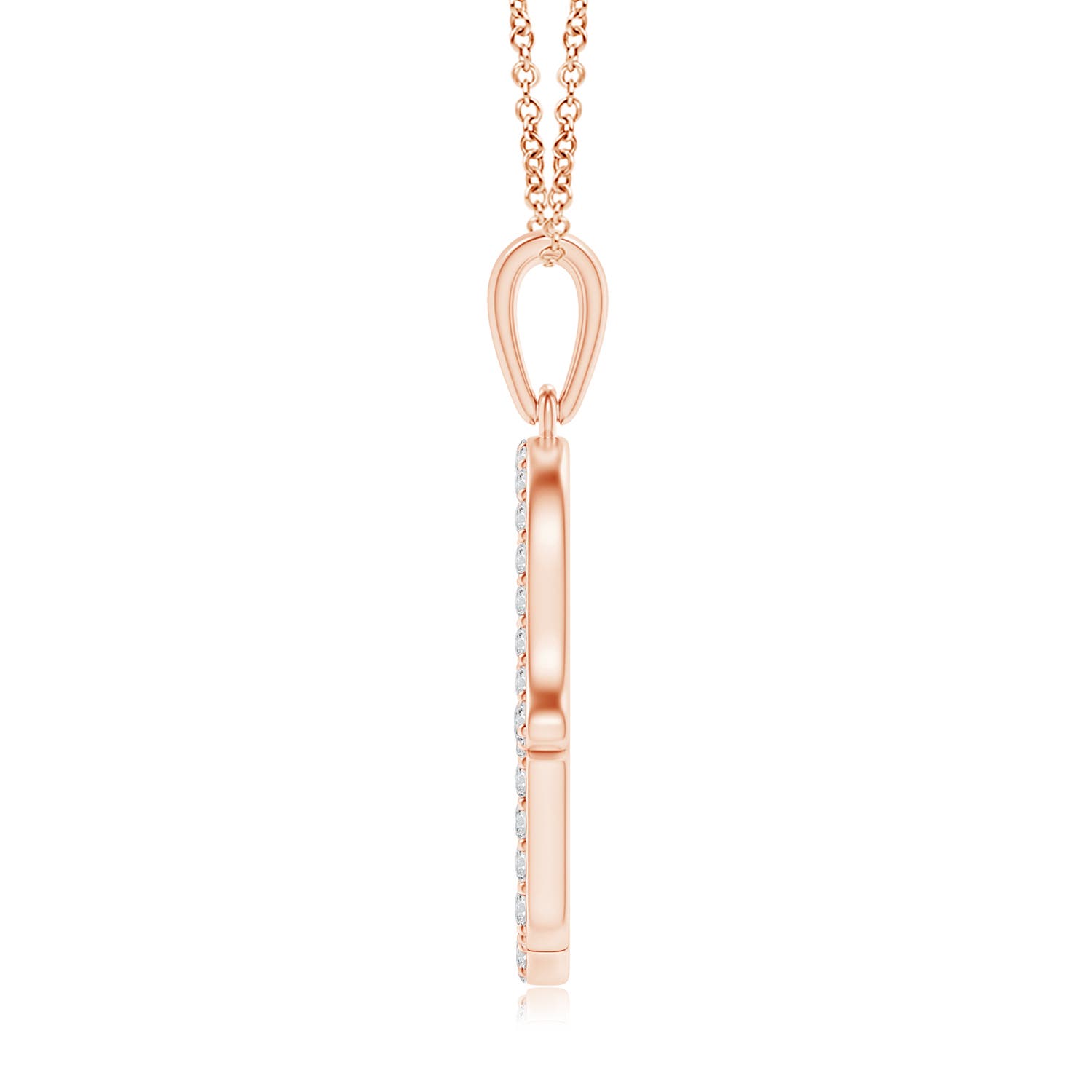 H, SI2 / 0.42 CT / 14 KT Rose Gold