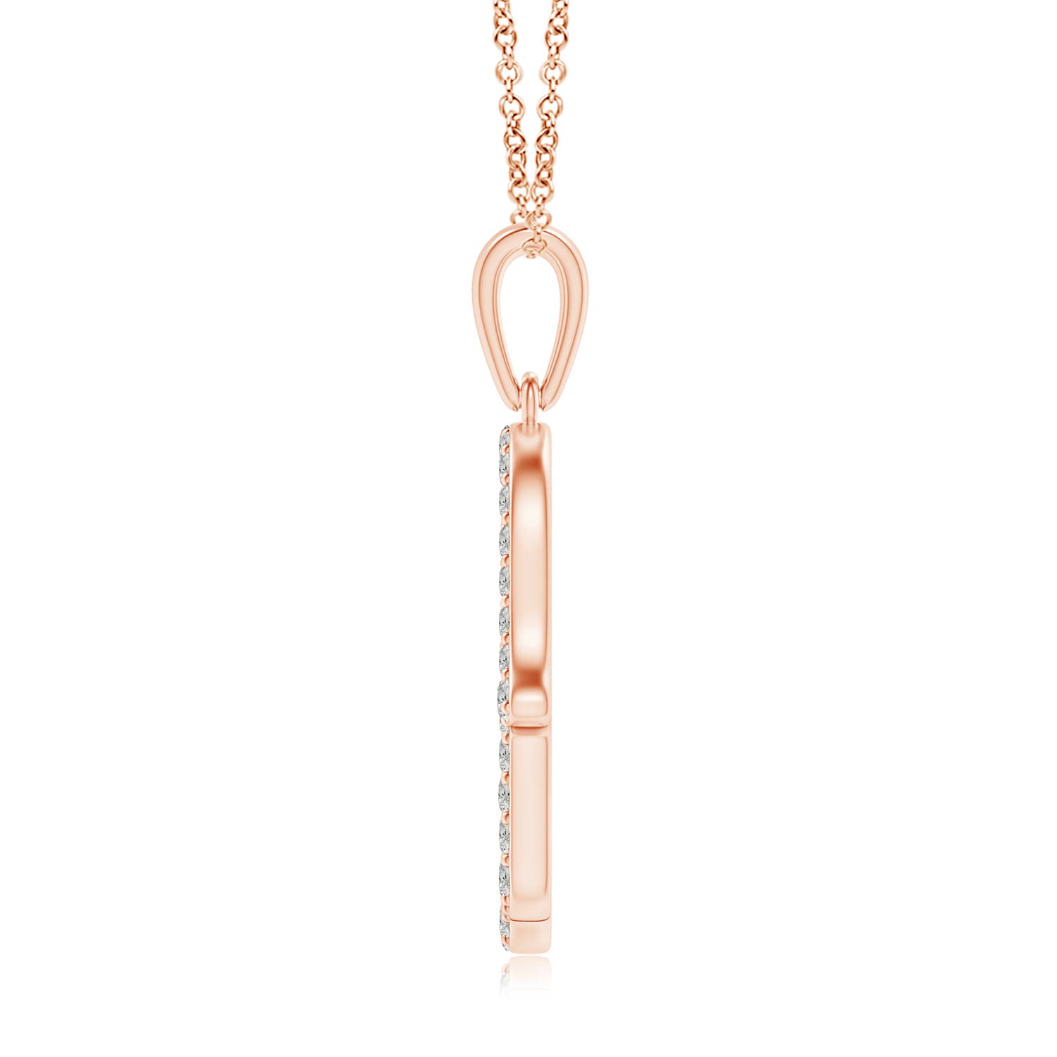 K, I3 / 0.42 CT / 14 KT Rose Gold