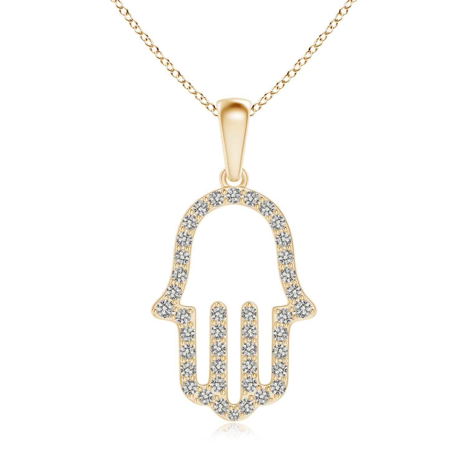 K, I3 / 0.42 CT / 14 KT Yellow Gold