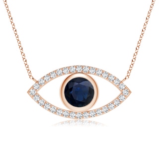 Round A Blue Sapphire