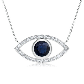 Round A Blue Sapphire