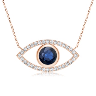 Round AA Blue Sapphire