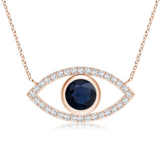 Round A Blue Sapphire