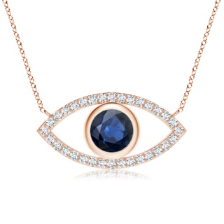 Round AA Blue Sapphire