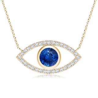 Round AAA Blue Sapphire